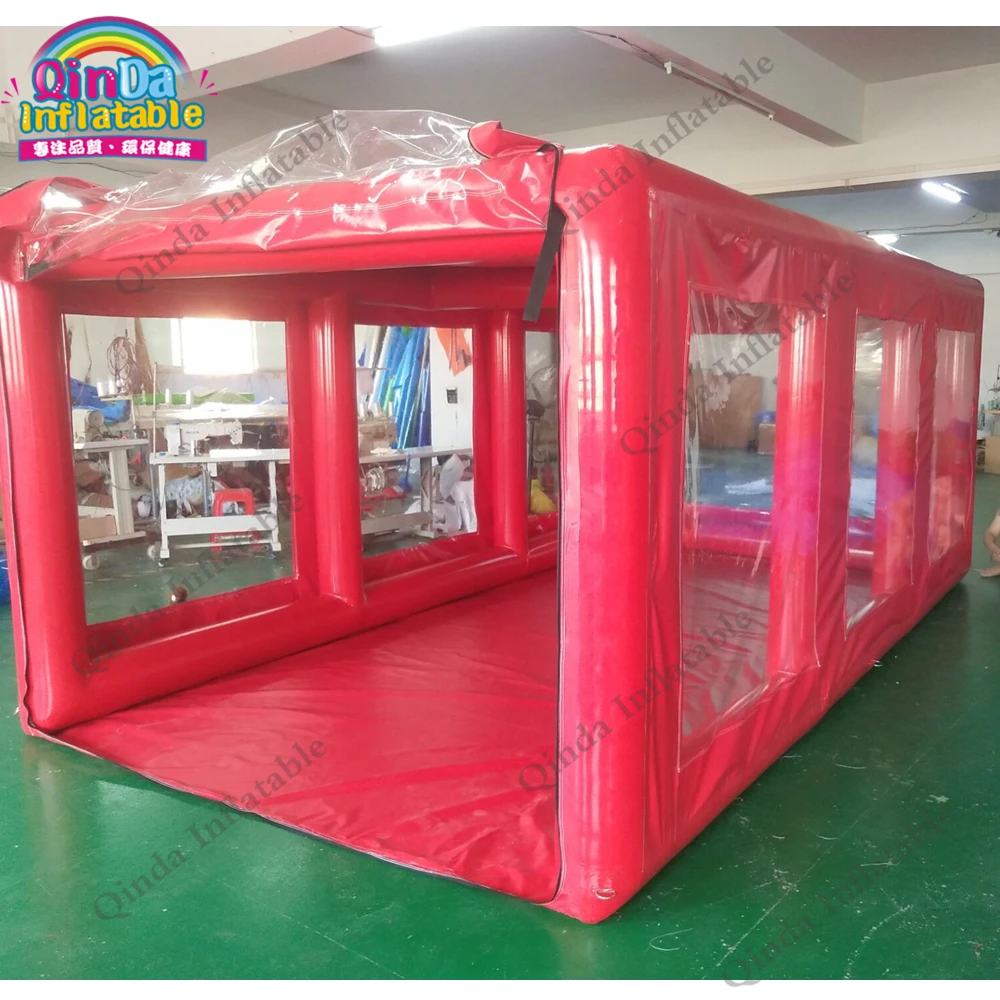 Free Shipping Inflatable Heated Hail Protection Car Cover Garage,Dust Proof Inflatable Car Wash Tent With Air Pump