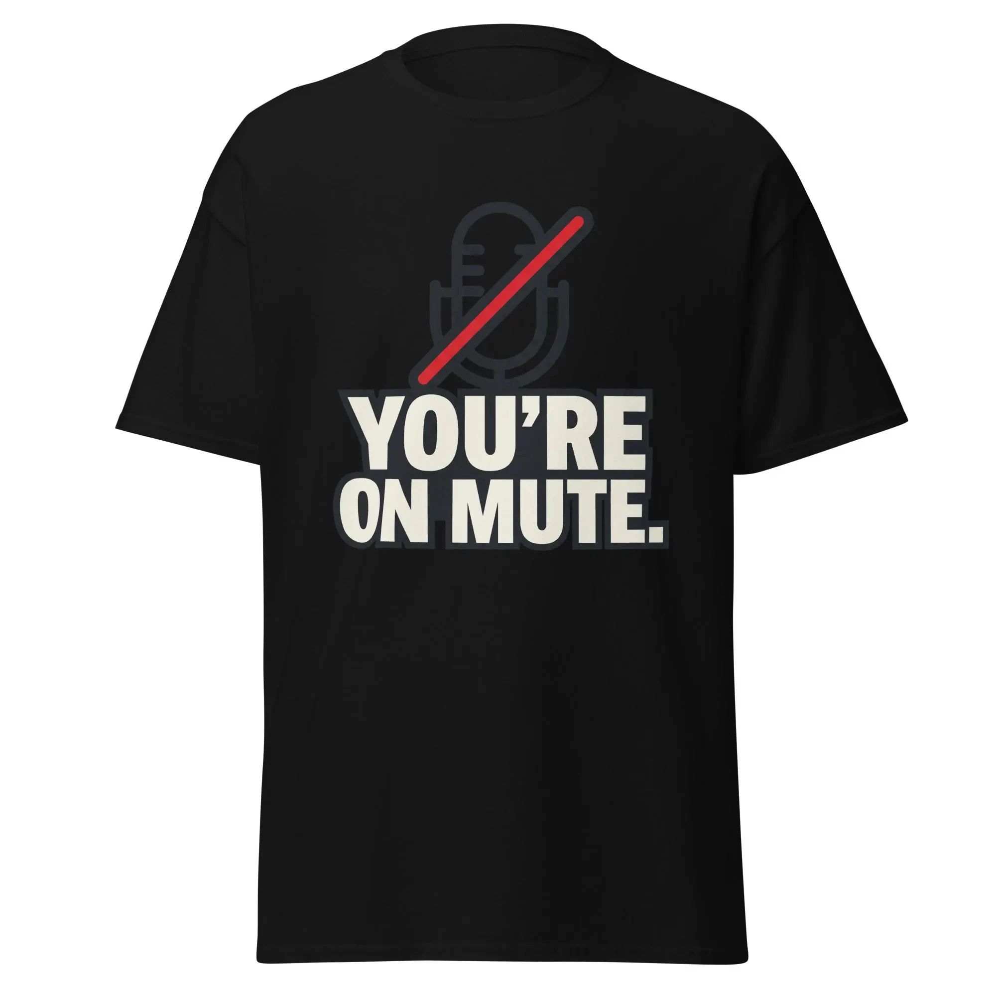 You Are Wearing A Silent T-shirt, A Funny Zoom Meeting Pattern T-shirt, A Humorous Home Office Top, and An Office Call Shirt.