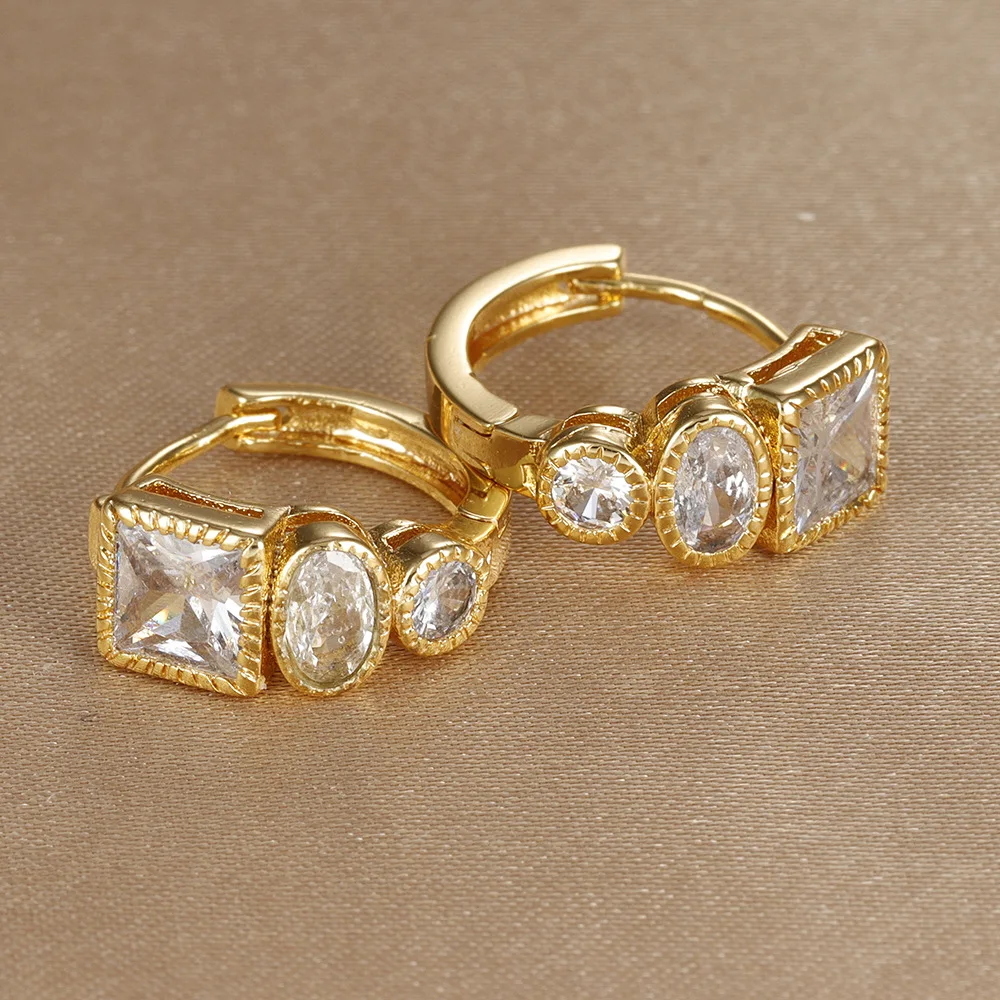 

Модные круглые серьги-кольца из нержавеющей стали для женщин, простые позолоченные круглые серьги 18 К в стиле панк, унисекс, рок-ювелирные изделия