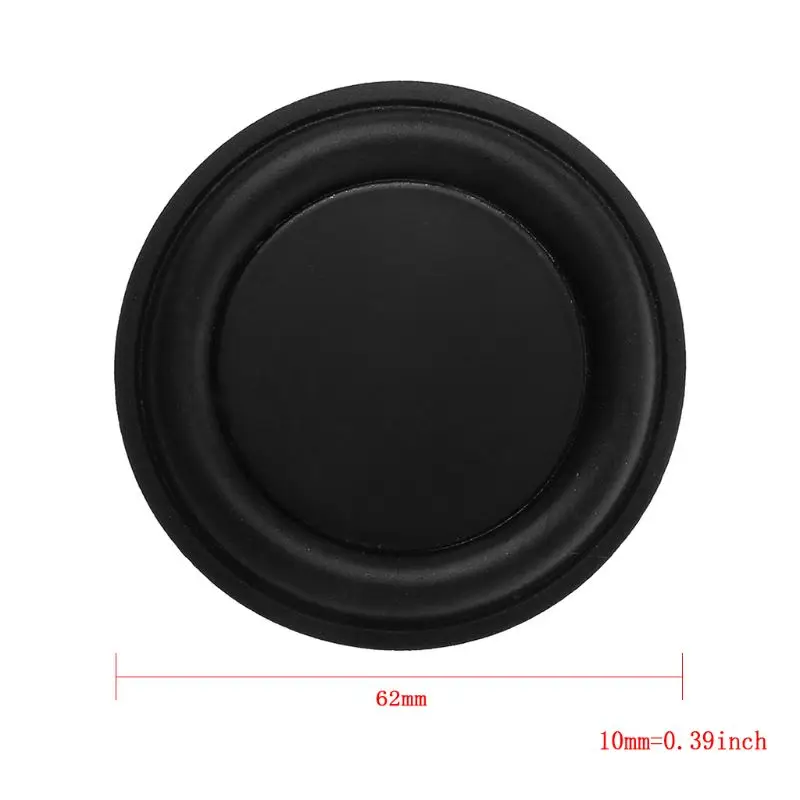 62mm Speaker Diaphragm Rubber Bass Radiator Passive Radiator Accessories