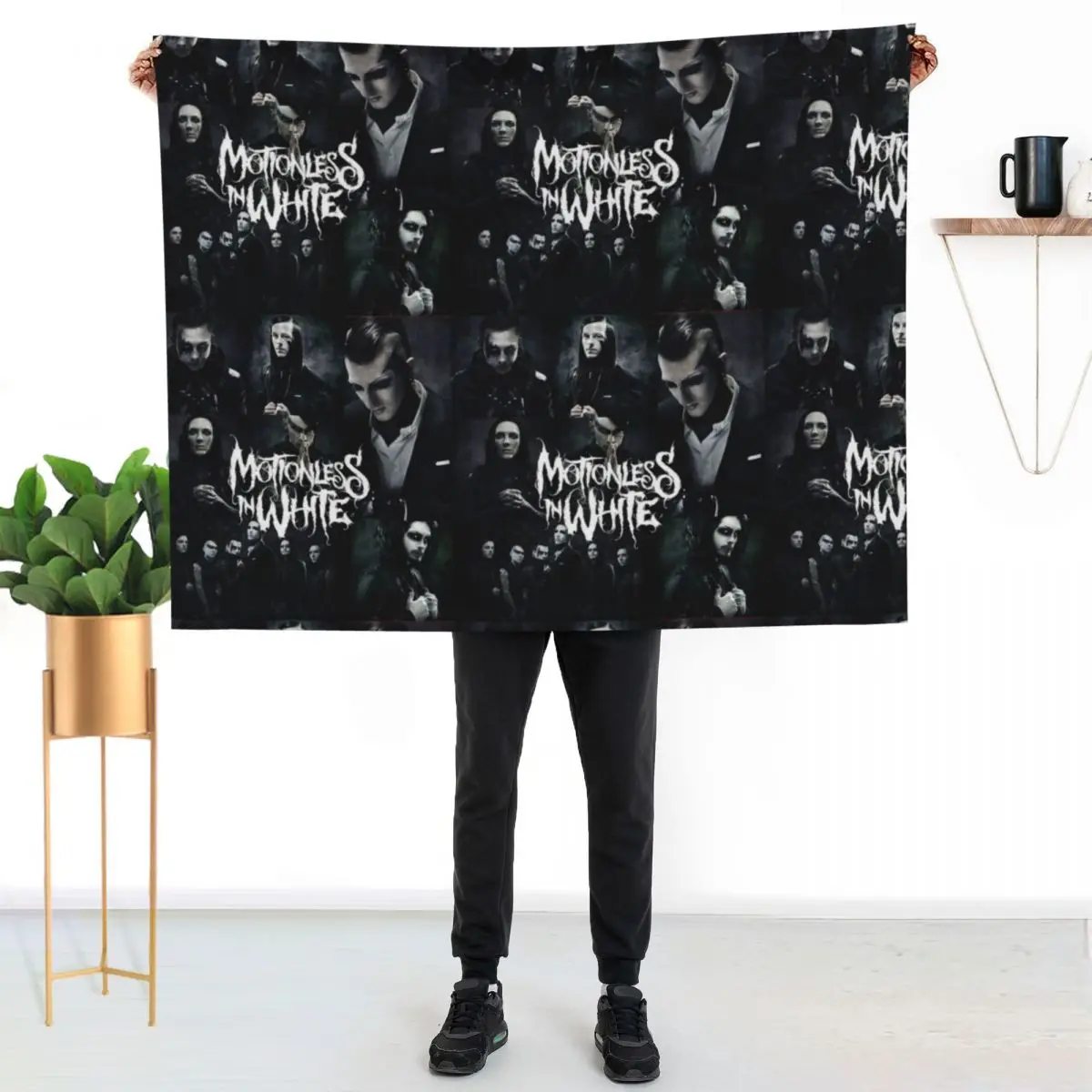 THE MEMBERS OF MOTIONLESS IN WHITE Throw Blanket Giant Sofa Polar Thin christmas gifts Single Blankets