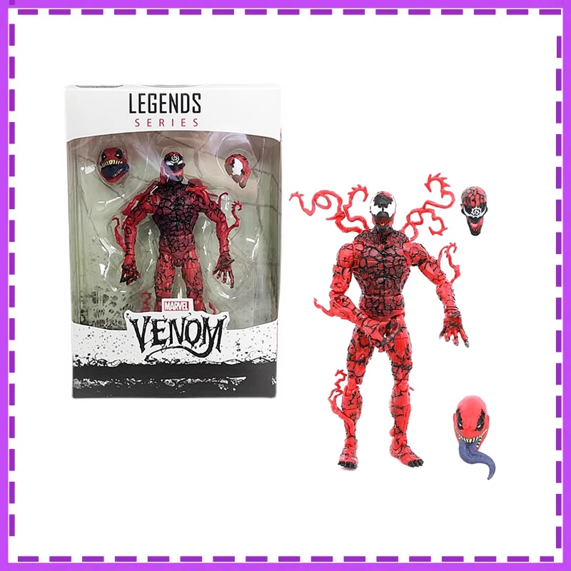 

Anime Marvel Legends Series Venom Deadpool Wolverine Spider Man Active Joint Gifts for Children Action Figure Model Toys