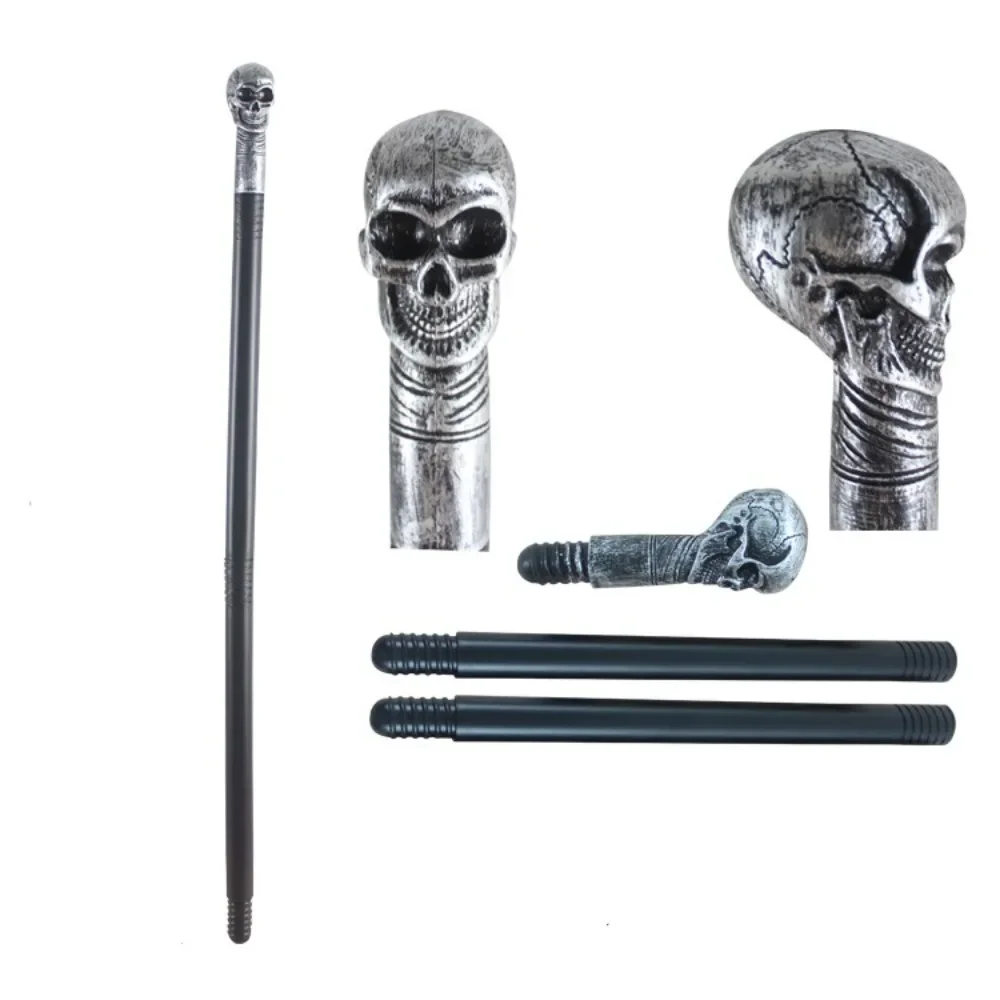 Halloween Performance Cetros Props Queen Egypt King Snake Crutch Skeleton Head Scepter