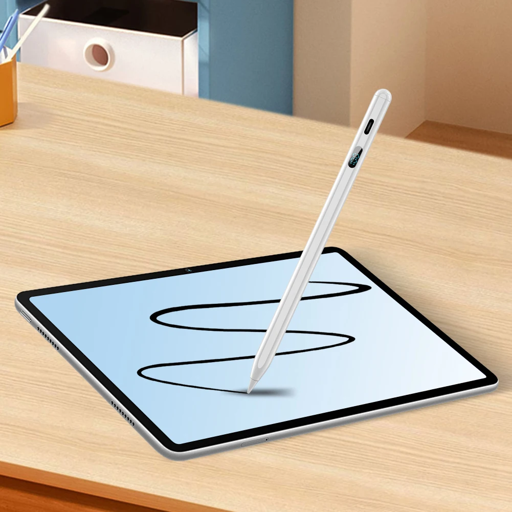 

Stylus Pen Tilt Sensitivity Magnetic Pen 3X Faster Charge Active Pencil Power Display for iPad Pro 12.9/11/13-inch M4