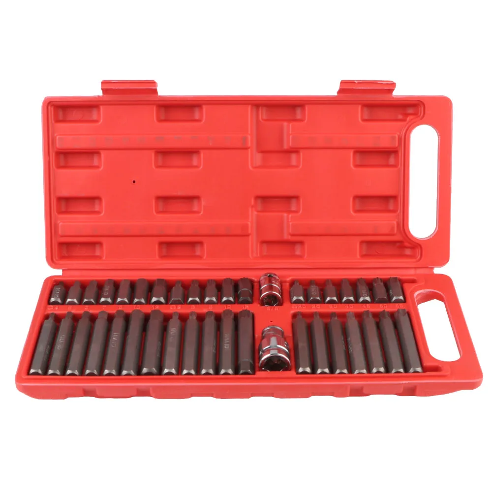 

Car Repair Tools Hand Tool Kits Star Socket Hexagon Wrench Set Machine Repair Pressure Batch Sleeve Set 40Pcs/Set