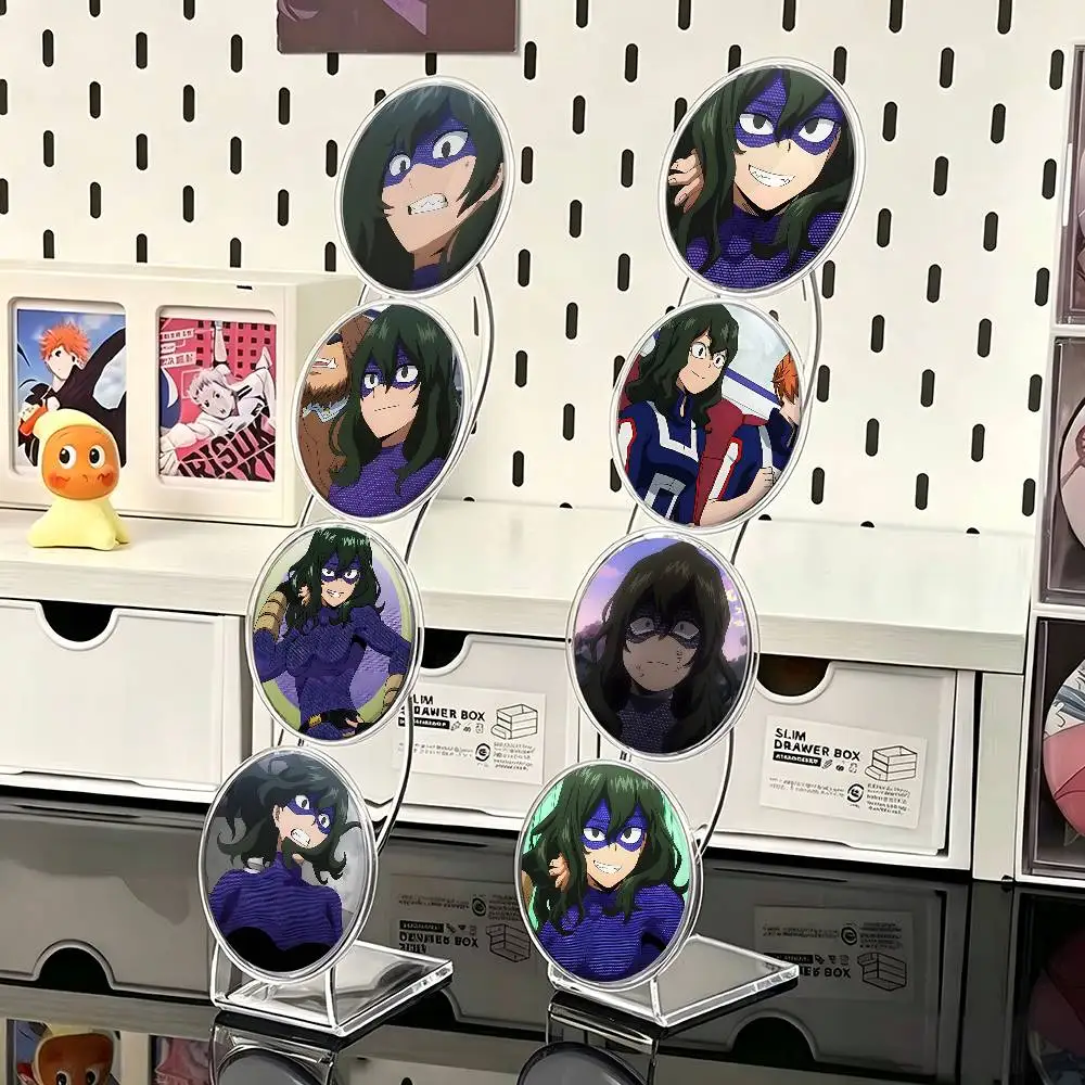 1pc Setsuna Tokage Anime Characters Cartoon Style Badge Brooches On Backpack Decoration Round Enamel Pins For Accessorys
