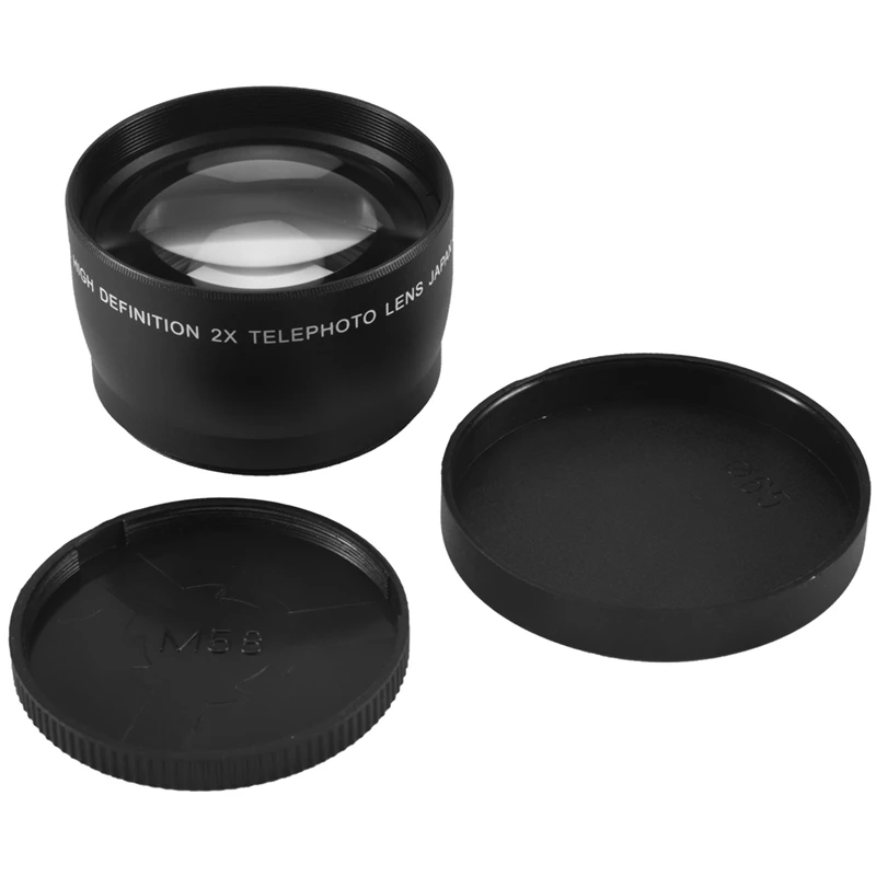 58Mm 2X Telephoto Lens Tele Converter For Canon Nikon Sony Pentax 18-55Mm