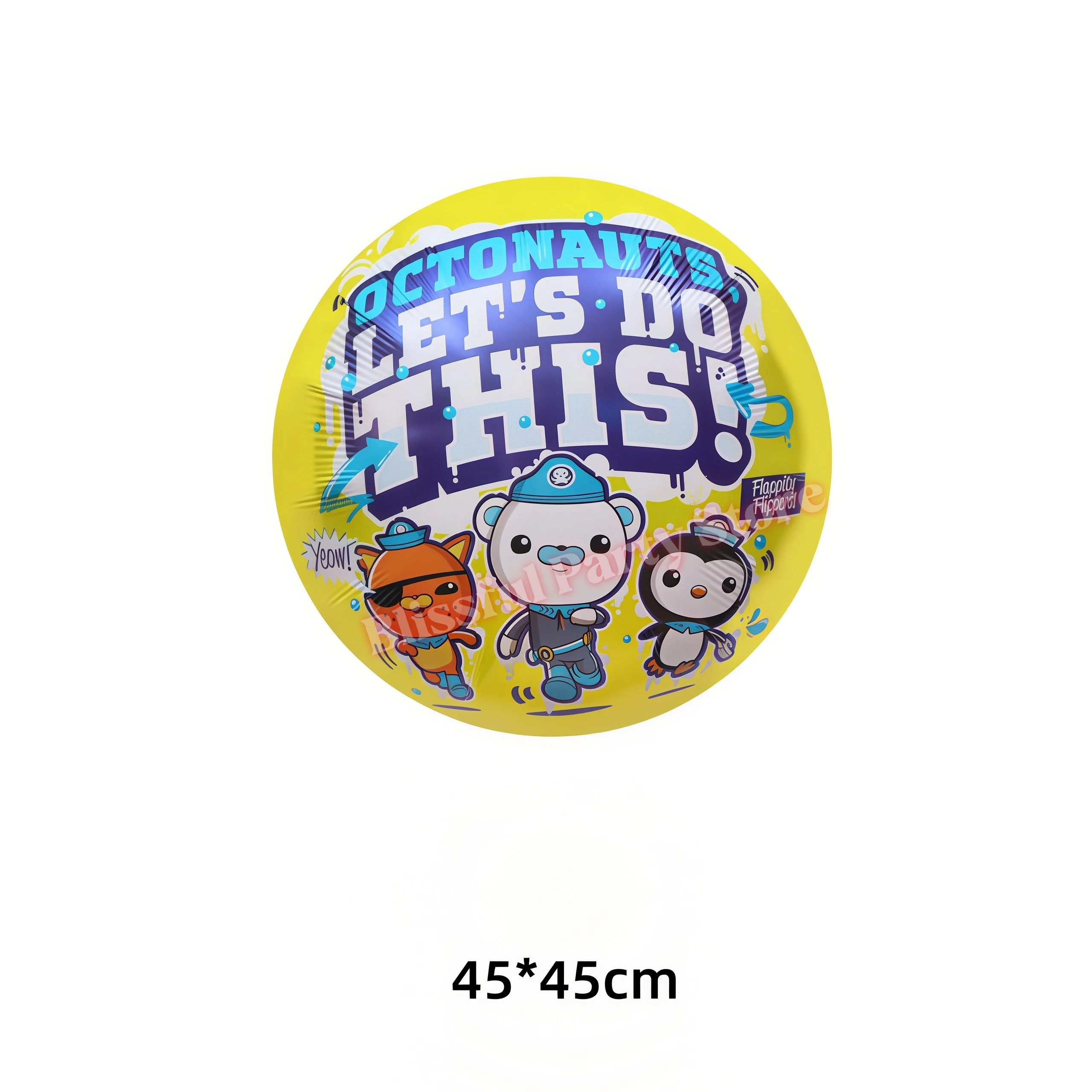 O-Octonauts Kinder Geburtstagsparty Dekoration Aluminiumfolie Ballon Kapitän Pirat Pinguin Peso Globos Baby Shower Deko Zubehör – Detail 8