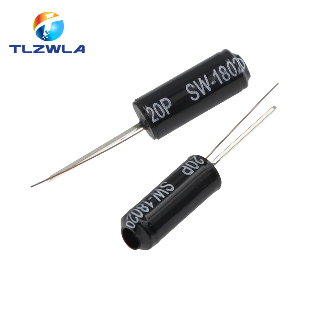 10PCS SW-18020P High Sensitive Vibration Switch SW18020P Snap Switch Shock Sensor High Sensitive Vibration Switches SW18020P