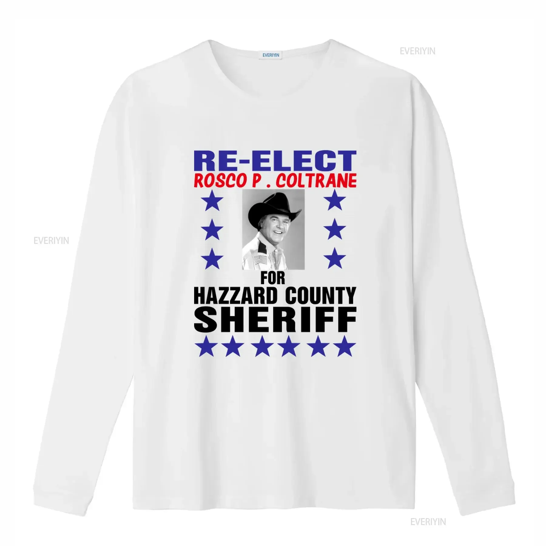 Re Elect Rosco P Coltrane for Hazzard County Sheriff T Shirt vintage Washed Comfortable Breathable Soft graphic streetwear