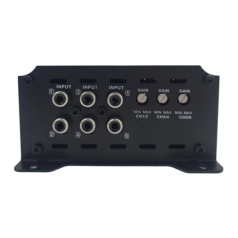 Heavy Aluminium Heatsink Class D Monoblock 6CH Car audio Speaker Amplifier Full Range RMS 150W*6CH@2Ω RMS 110W*6CH@4Ω