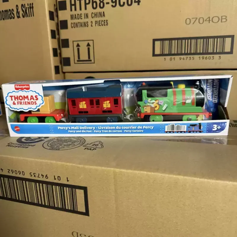 Nowa gorąca sprzedaż towarów Thomas Track Master Series: piękne chwile elektryczny Percy Carly Sandy pociąg zabawki dla dzieci prezenty Hfx97