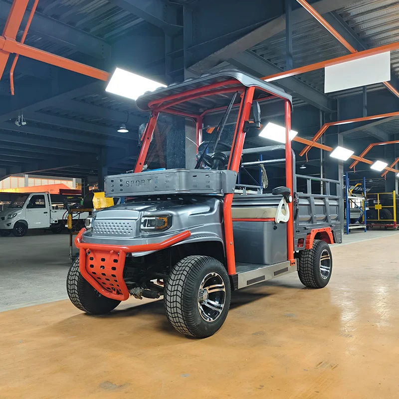 KEYU New Arrival Mini Four-Wheel Electric Golf Cart Off-Road With Partial Shading Multifunctional 48V Battery Voltage