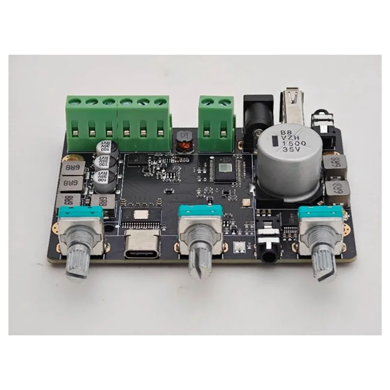 -A25M Amplifier Daya DSP Bluetooth 2.1 2X50W + 100W Amplifier Subwoofer Tiga Saluran 31 Segmen EQ Amplificador Mudah Digunakan