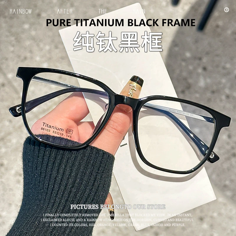 

Woman Fashion Retro Eyeglasses Square Full Frame Transparent TR90 Eyewear Myopia Hyperopia AstigmatisOptical Prescription Frames