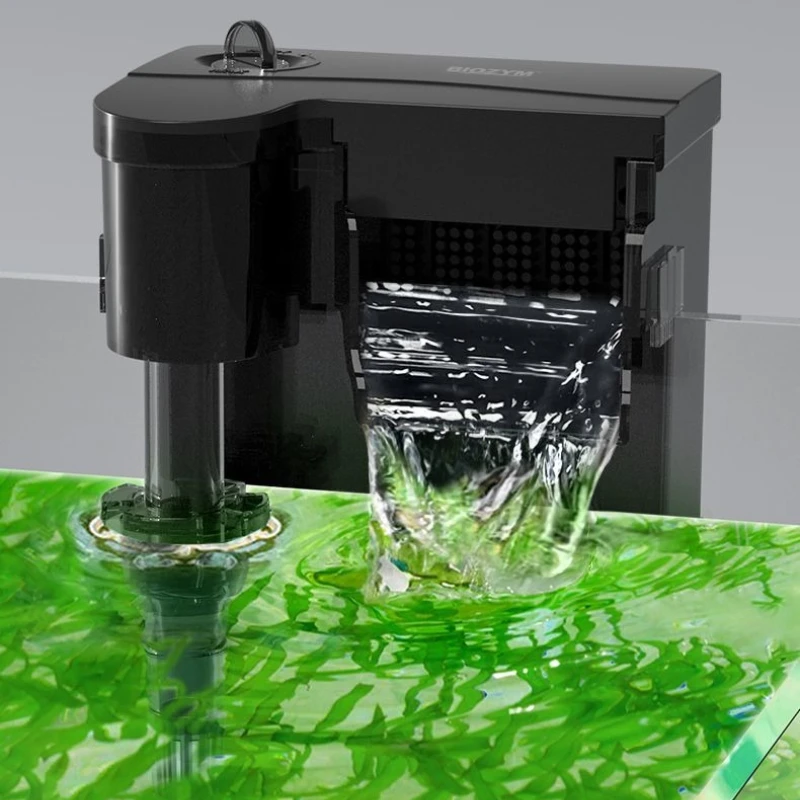 

Аквариумный фильтр-водопад для удаления масляной пленки, регулируемый настенный фильтр для аквариума, бесшумный циркуляционный фильтр, очиститель воды для аквариума