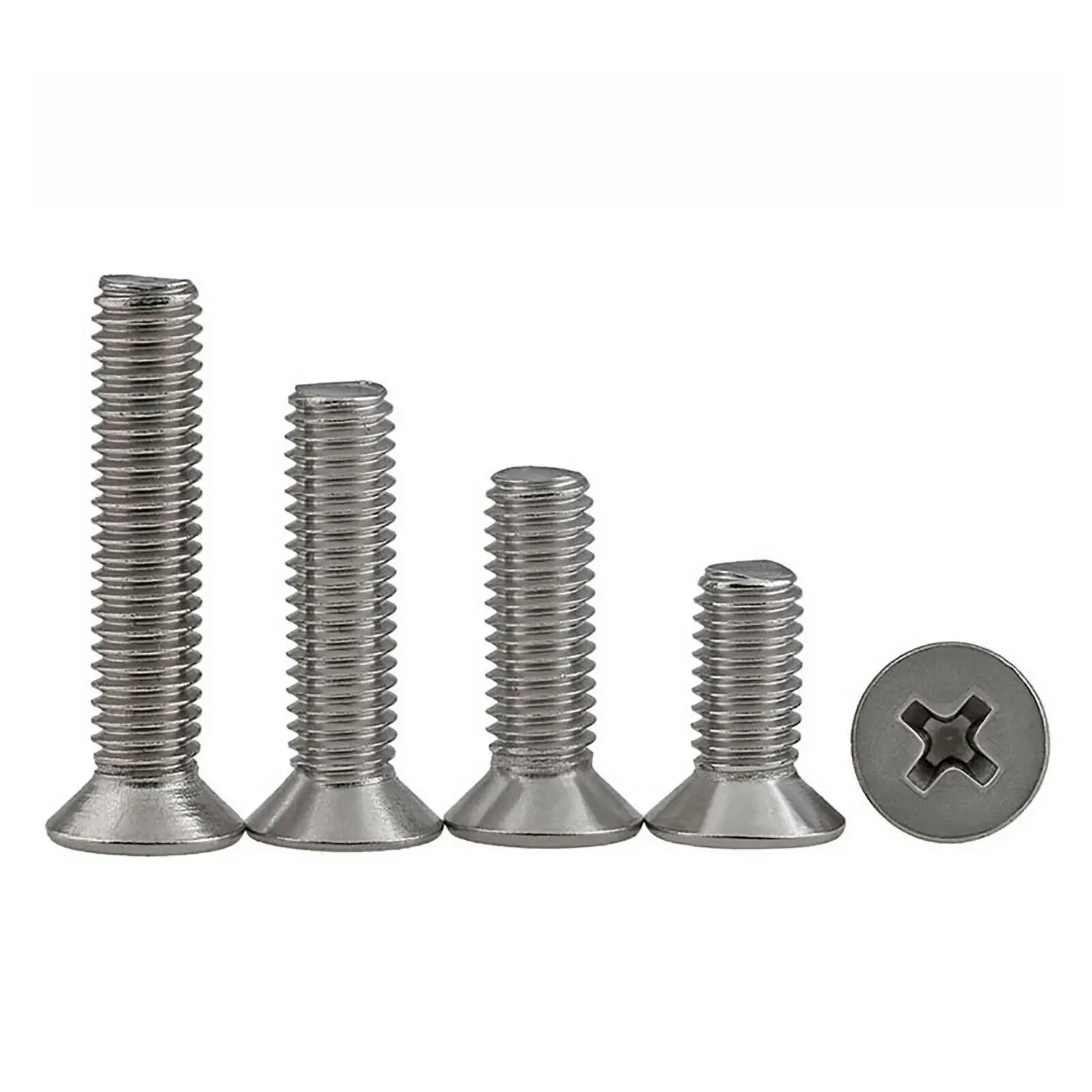 Countersunk Head Screw A2 Stainless Phillips Flat Bolts M2.5  M3