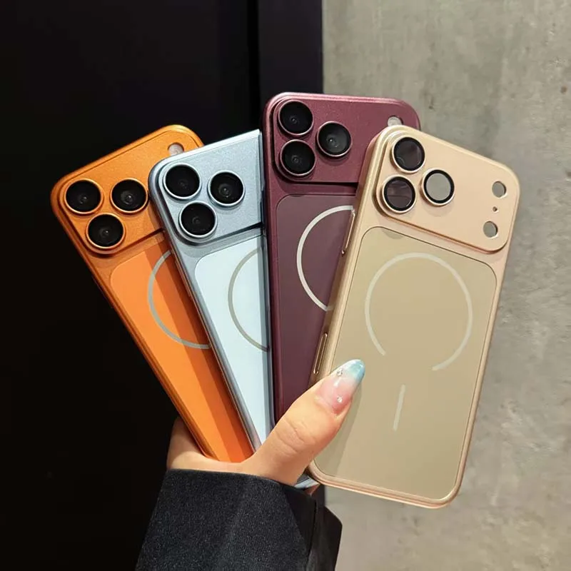 Neue Luxus-Hartschalen-Schutzhülle mit Kameraschutz für iPhone 18 Pro Max 13 14 15 16 17 Pro unterstützt kabelloses Laden – Detail 8