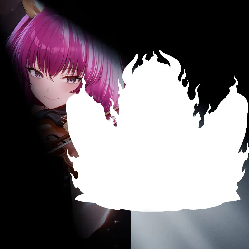 EARLFAMILY Aura With Blue Fire Decal Butt Ass Anime Stickers Vinyl Loli Car Gadgets Original Laptop Car Door Protector Decor