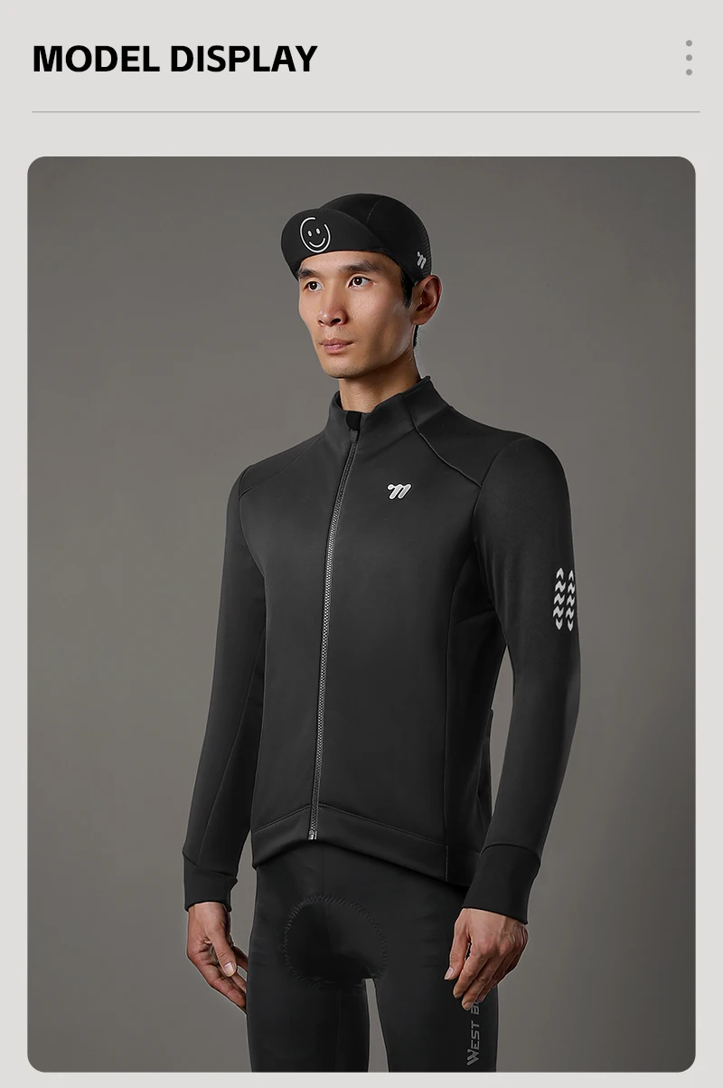 WEST RADFAHREN Männer Halten Warme Radfahren Jacke Winter Herbst Winddicht Thermische Fleece Fahrrad Mantel Wärme Lagerung Windjacke Fahrrad Jacke – Detail 19