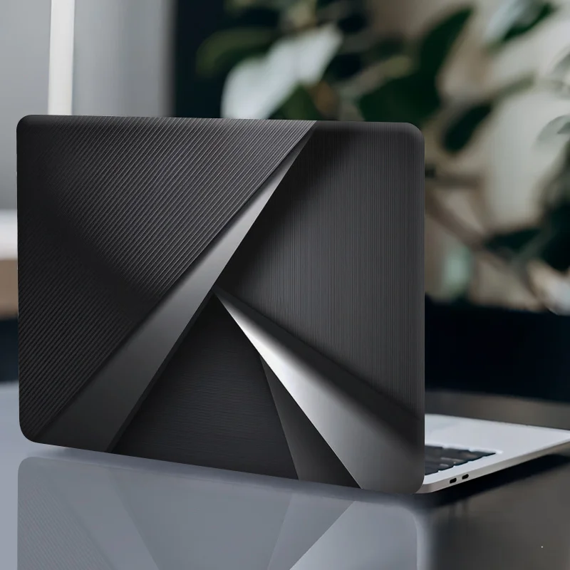 

Упаковка из 3 запасных частей, не выпадающая черная металлическая текстурированная наклейка для ноутбука, устойчивая к царапинам, износостойкий самоклеящийся защитный чехол