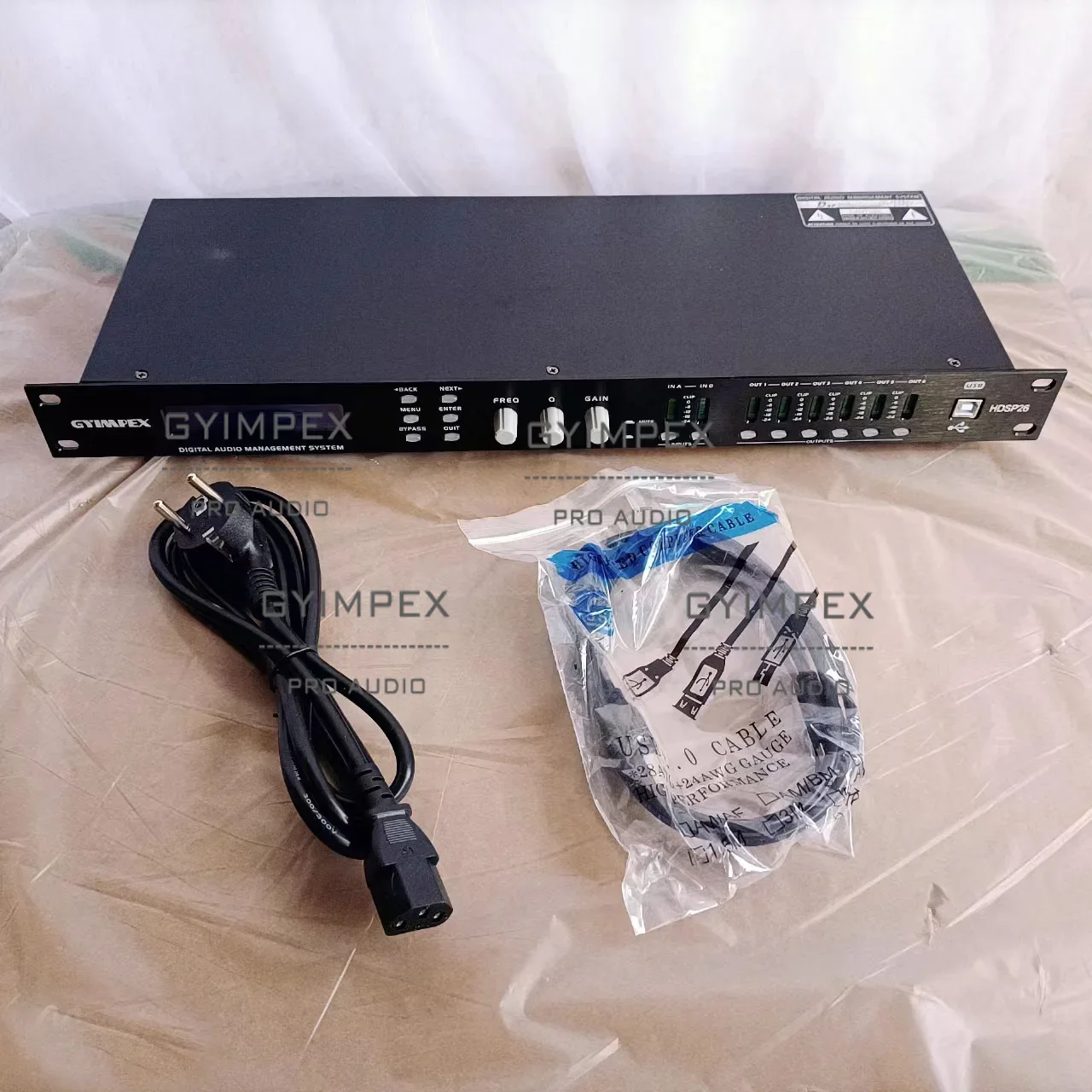 Professional Stage Equipment 2 Input 6 Output Dsp Digital Audio Processor