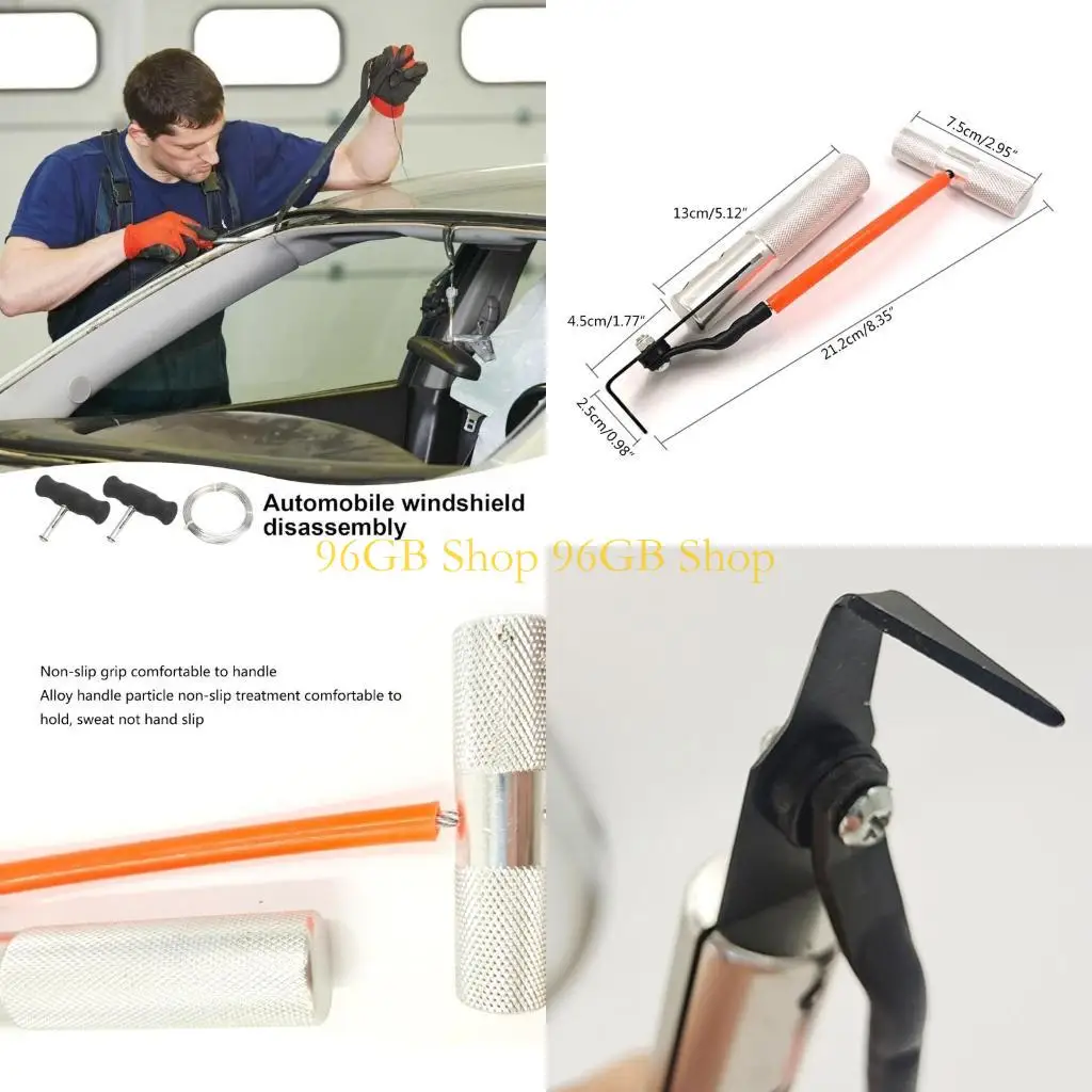 

96GB Upgraded Car Windshield Removal Tool Kits Auto Window Glass Cutting Tool For Auto Windshield Repair Hand Tool