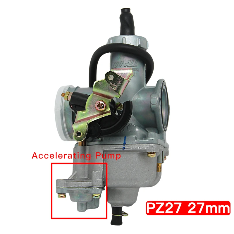 PZ27 27mm Motorcycle Carburetor Racing Engine Accelerator Pump for WY125-A-C-F MCR125 HJ125-8 CG150 125cc 150cc 175cc 200cc ATV