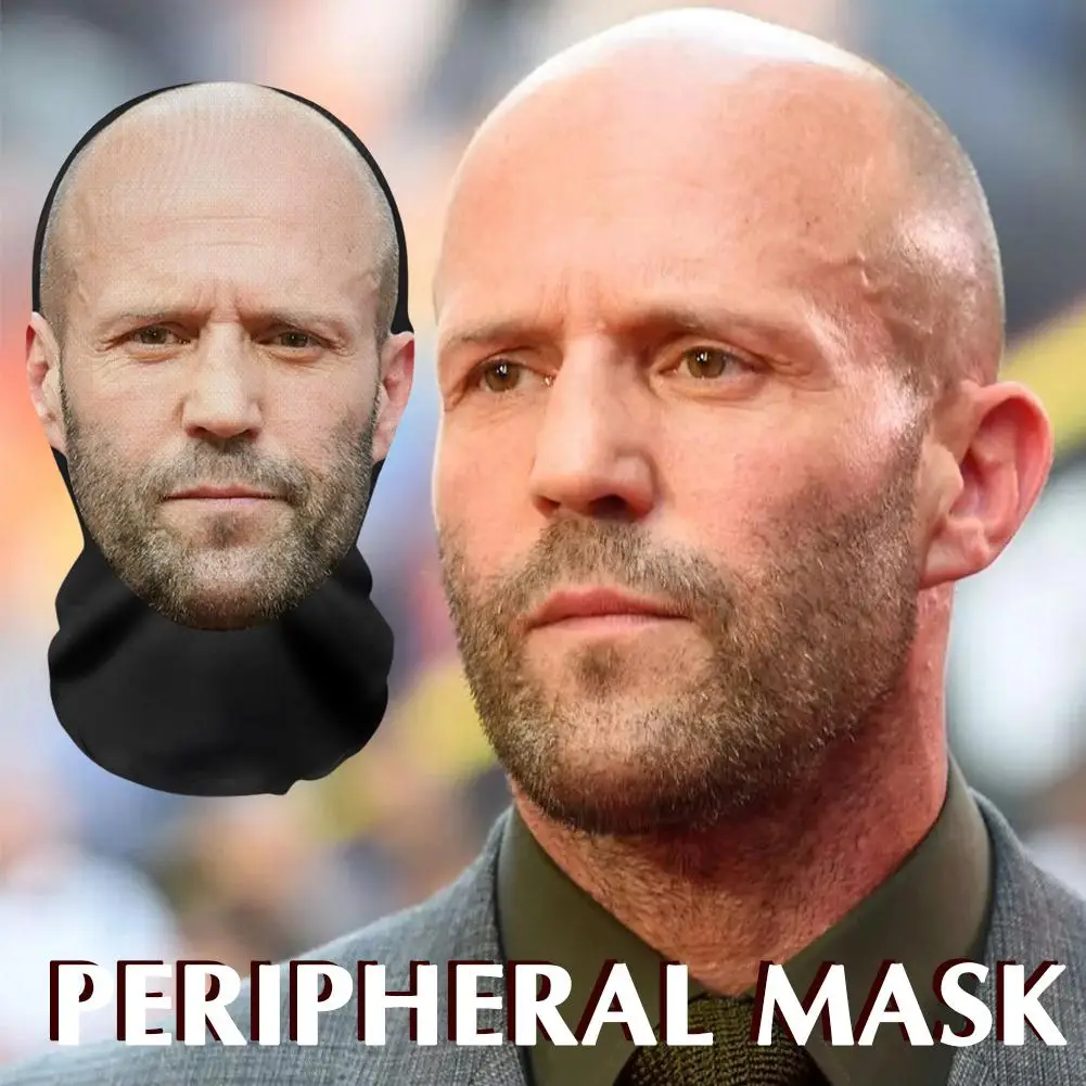 Verbesserte Lustige 3D Elastische Realistische Prominenten-Maske Visualisierte Masken Vollgesichts-Cosplay Balaclava Halloween-Party-Requisiten Kopfbedeckungen – Detail 6