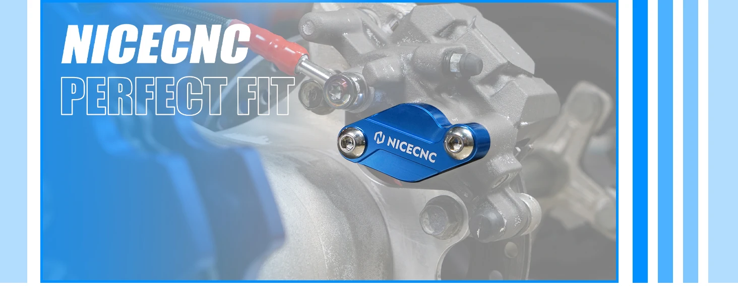 NICECNC Für Yamaha Raptor 700 YFM700 2015-2026 ATV Feststellbremsen-Abdeckplatte für YFM700R 2011-2026 2009 YFM700RSE Aluminium – Detail 4