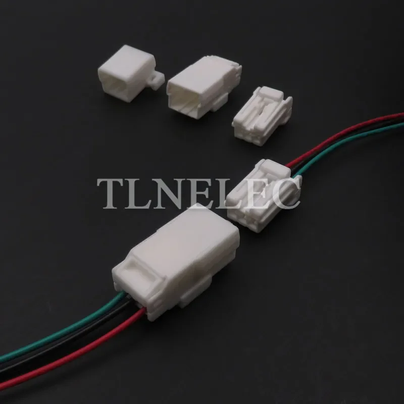 3 Pin Way Auto Connector With Wires 1.8 Pins PCB Socket For Automotive Cars Car Reading Light 174921-1 175781-1