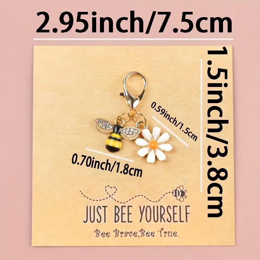 1/5/10/20/50/100pcs Just Bee Yourself Positive Encouragement Gifts | Uplifting Cards, Cute Friendship Gifts, Motivational Gifts,