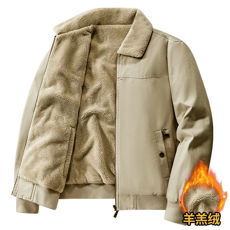 

Winter Men Cotton Jackes Coat Men Autumn Warm Bomber Jacket Parkas Man Outdoor Fashion Casual Coat Stand Slim Jacket Male LZLLTT