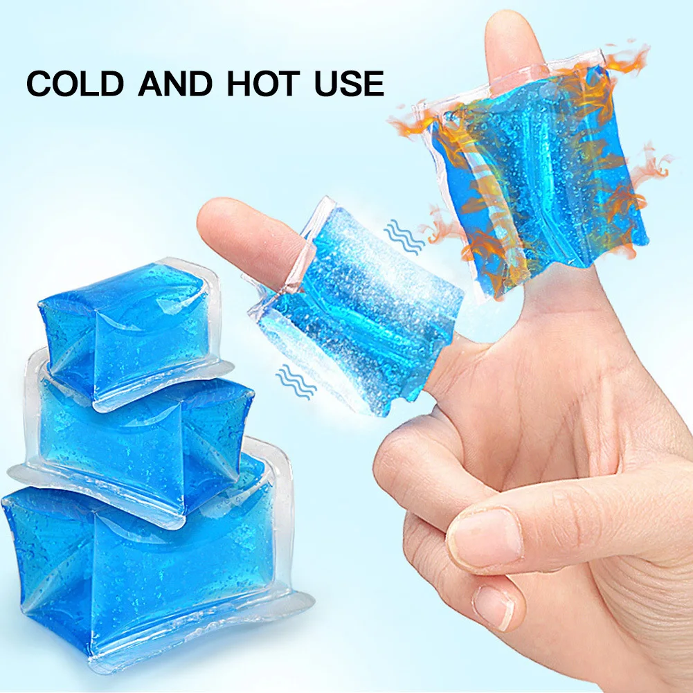 Finger Ice Pack, Finger and Toe Cold Gel Reusable Wearable Freezer Wrap Lasting Cold Compress Ice Pack Foot Body Care Tools