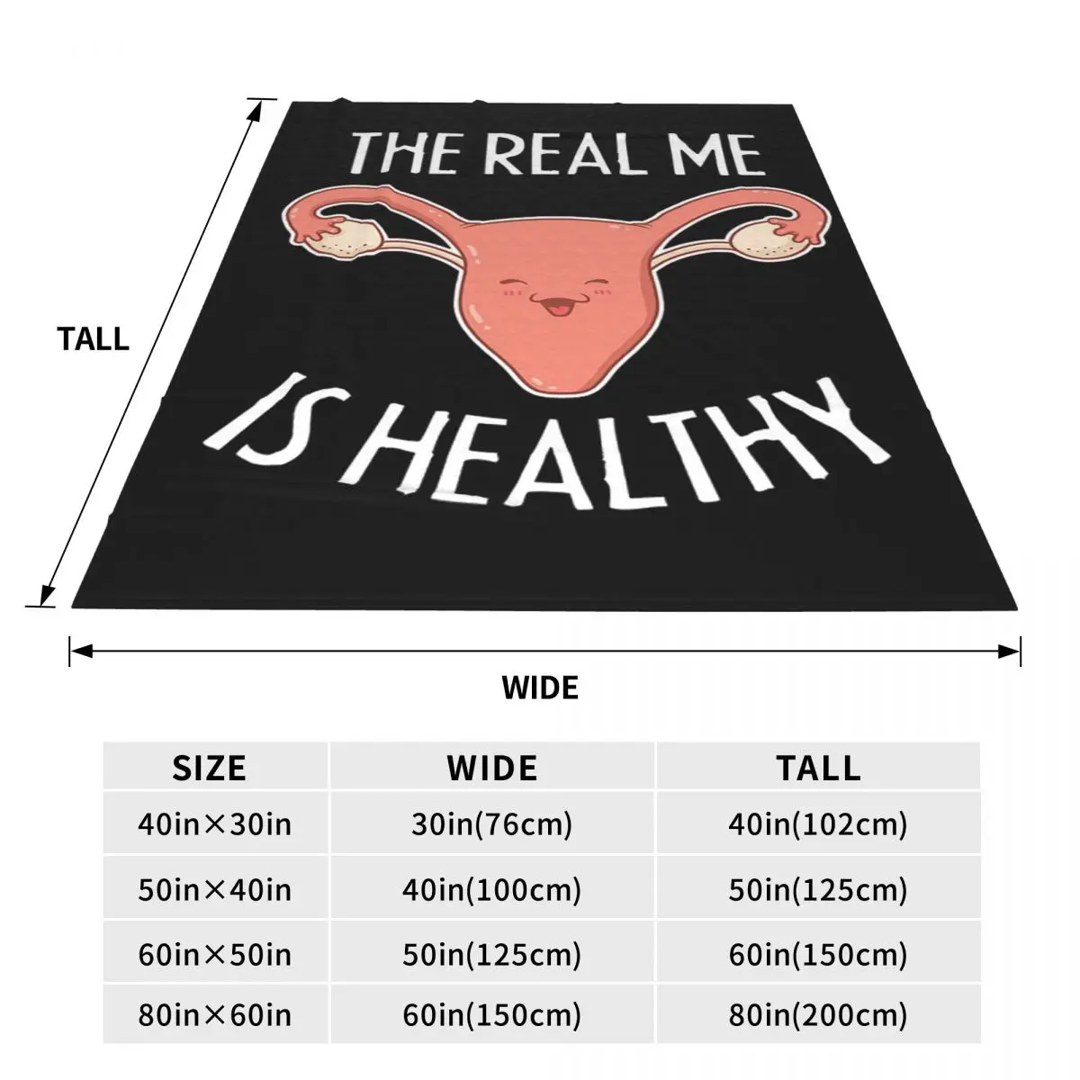 Cervix Is Healthy Uterus Obstetrician Doctor Obgyn Blanket Flannel Blanket for Couch Bedding Office Throws Bedspread Quilt