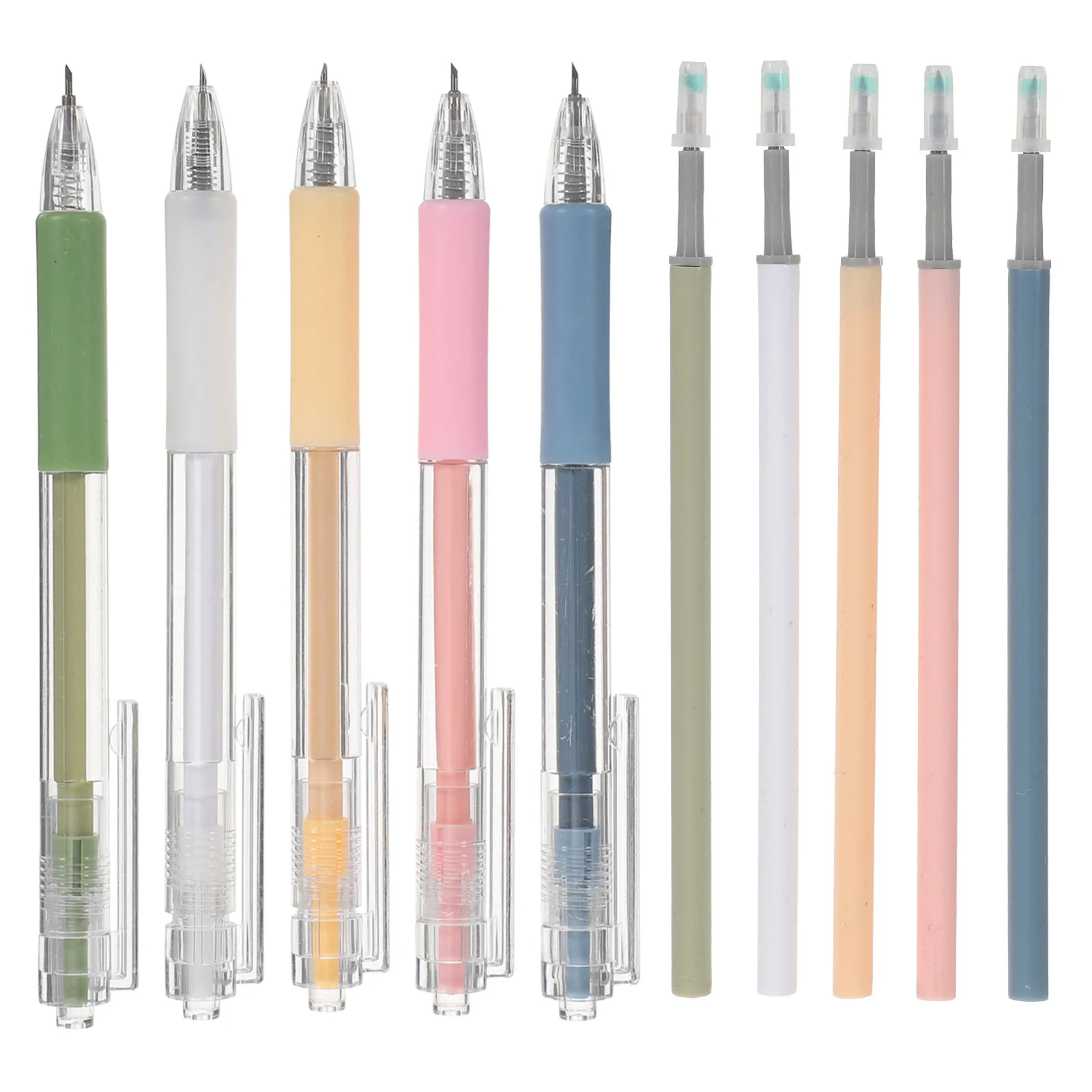 1 ensemble 1 jeu de stylo de coupe artisanal, taille compacte avec lame en métal, outil de coupe précis pour Scrapbooking, bricolage, école, bureau, usage domestique