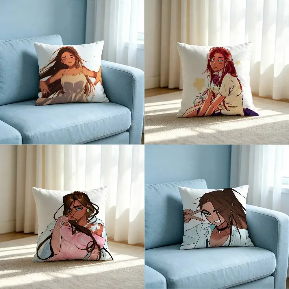 Hyuna Alien Stage Customizable Square Pillowcases, Stylish And Soft, Perfect For Beds, Cars, And Sofas.