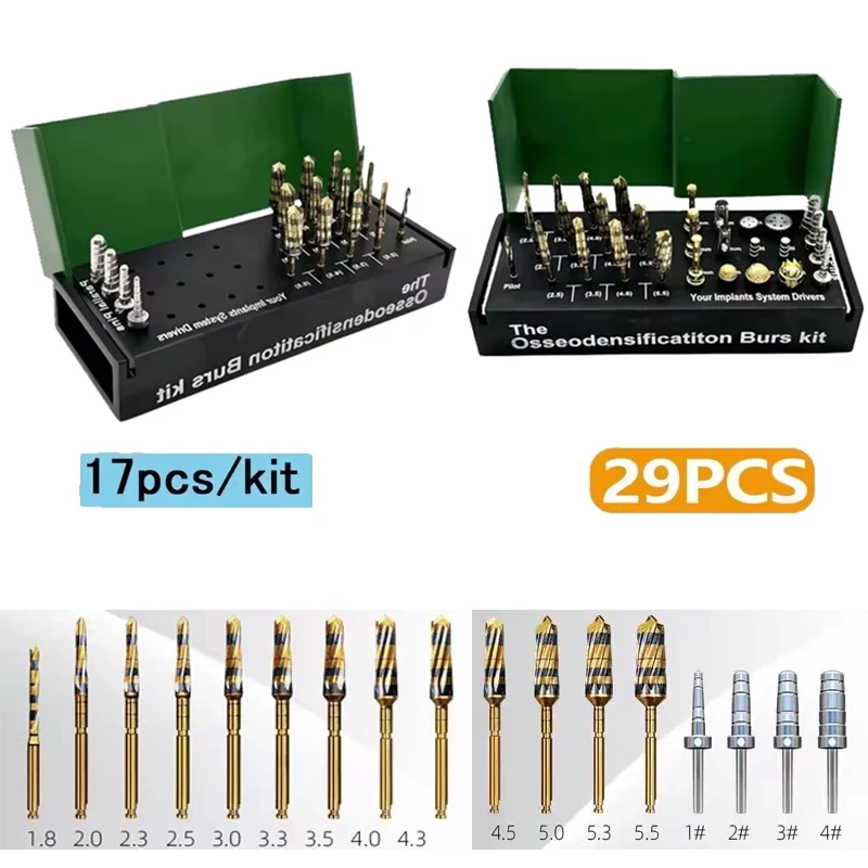 

High-Quality Dental Implant Drill Kit Surgical Burs Set for Osseodensification & Maxillary Sinus Lift Dentist Tools