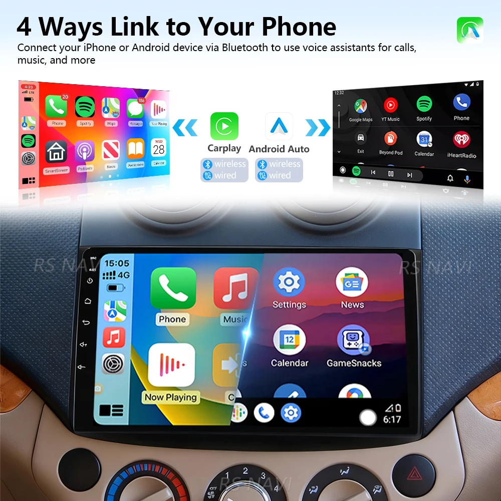 Android 16 Carplay Auto Qualcomm Radio Player For Chevrolet Epica 2006-2011 GPS Stereo DSP Navigation Snapdragon QLED Screen view 3