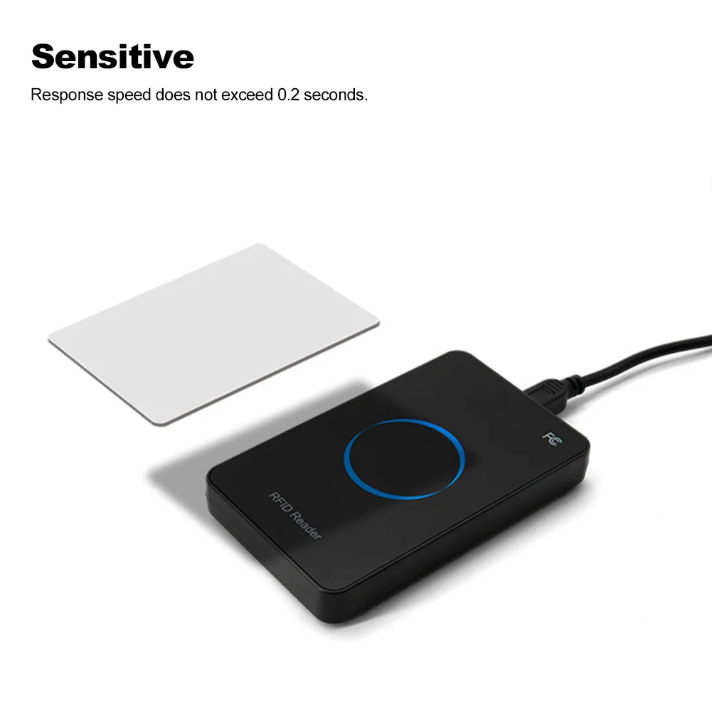 Contactless Card Reader 915Mhz RF UHF‑RFID Smart Contactless Reader‑Writer Smart USB Interface Identification Card Reader