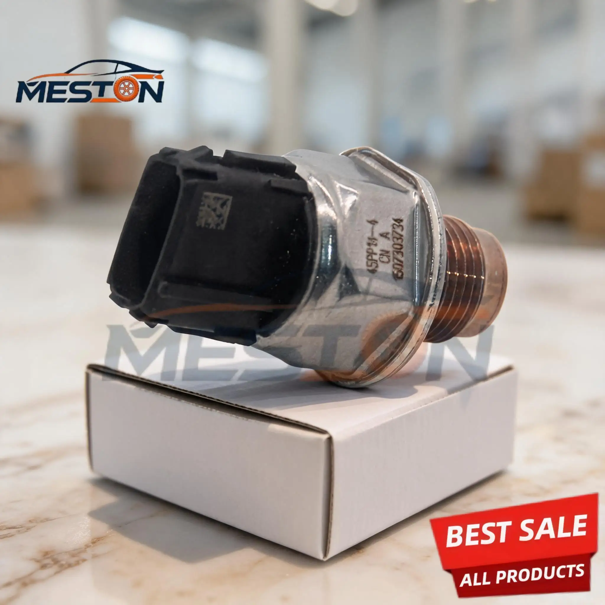 OE 45PP14-4 Fuel Rail Pressure Sensor for Mazda, Genuine Truck Sensor Compatible with Mazda Models