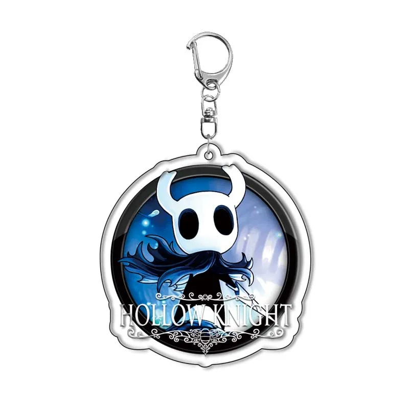 Anime Hollow Knight Game Cosplay Keychain Octopus Cartoon Figures Acrylic Pendant Key Chain Bag Charm Accessories Gift Wholesale