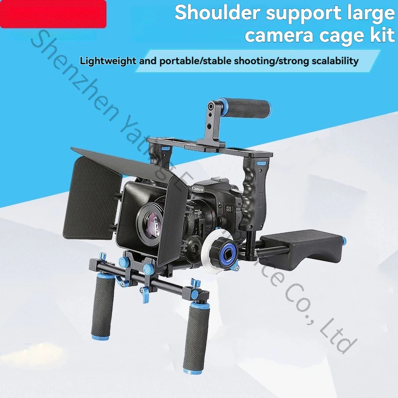 D221 SLR Rabbit Cage Shoulder Support Stabilizer Kit Photography Camera Shoulder Support Equipment Camera