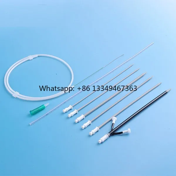 8F-26F XW Invasive Expansion Drainage Catheter Kit Latex Silicone PVC Material Urology Percutaneous
