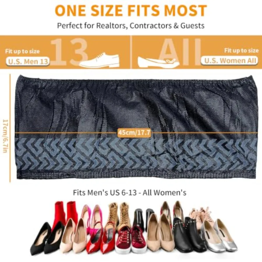 Shoe Covers Disposable, Extra Large 200 Pack, Non-Slip Indoor Non-Slip, For Indoor