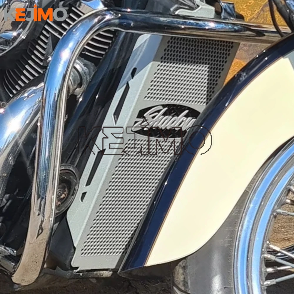 Motorcycle SHADOW 750 Radiator Grille Guard Protector Cover For Honda Shadow ACE VT400 VT750 1997-2003 Spirit 750 2001-2008 2002