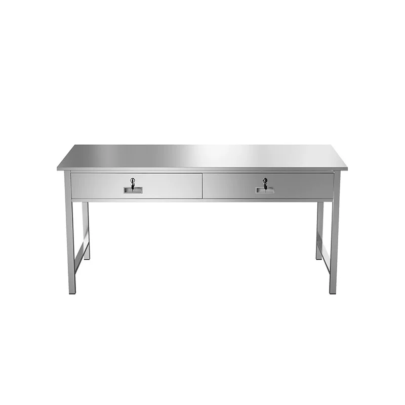Stainless steel workbench workshop assembly line inspection table laboratory console dissection table whole installation thicken
