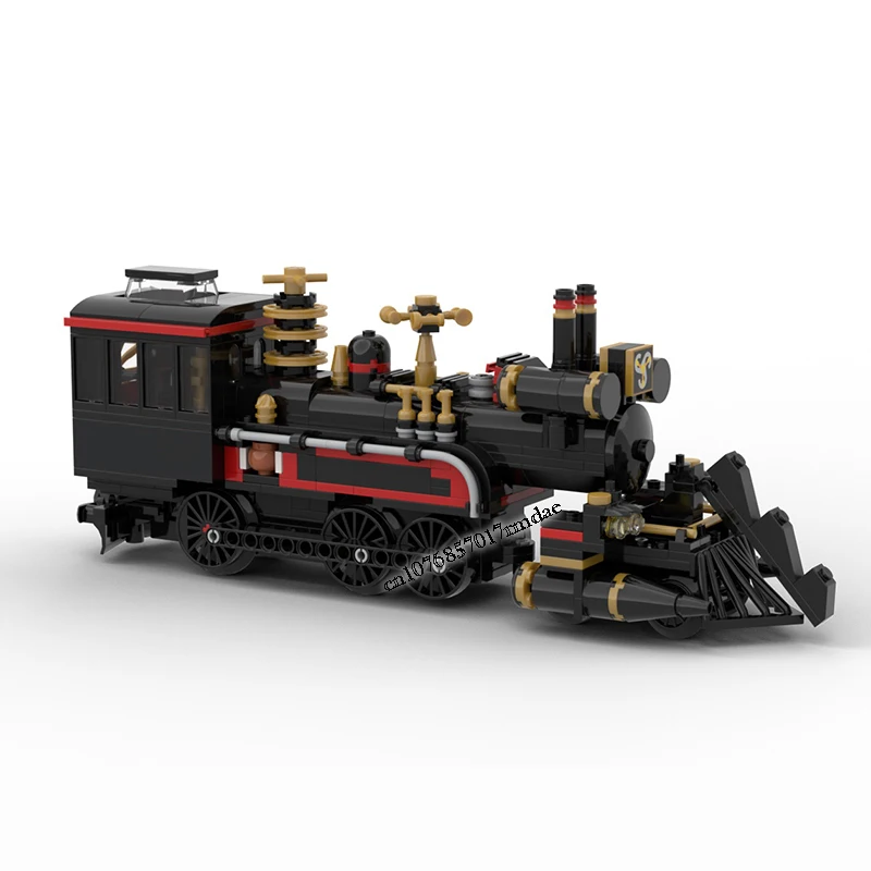 880PCS MOC Back to the Future Jules Verne Time Train model creative ideas Children Toy birthday Gift Technology christmas Blocks