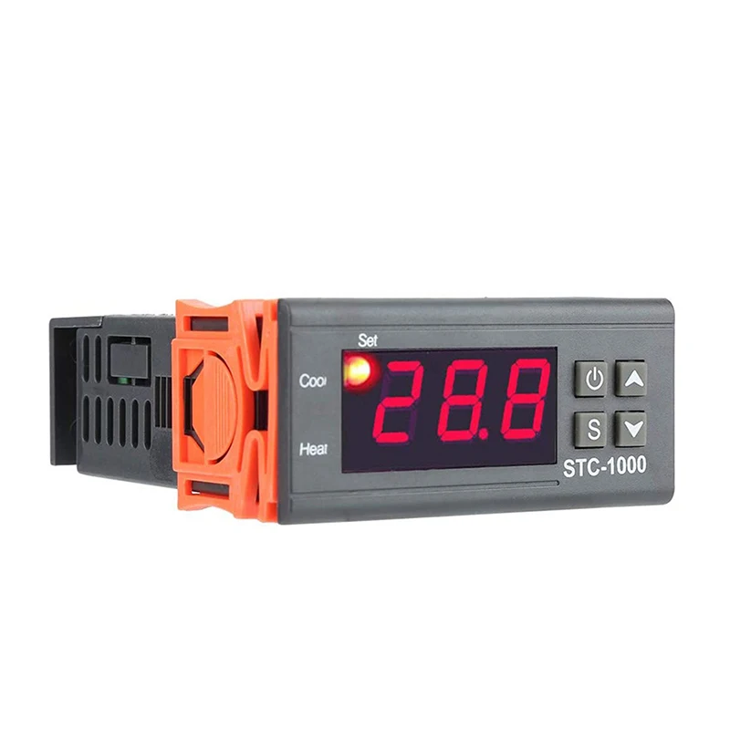 Temperature Controller STC 1000 Aquarium Incubation Electronic Digital Display Microcomputer Temperature Controller Switch