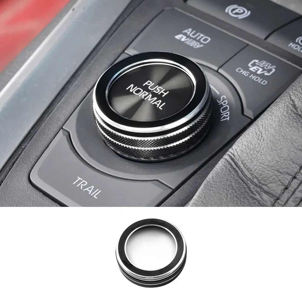 For Toyota RAV4 FOR Hybrid 2019-2025 PUSH Adjust Knobs Ring Decorative Cover Engine Push Button Outer Ring